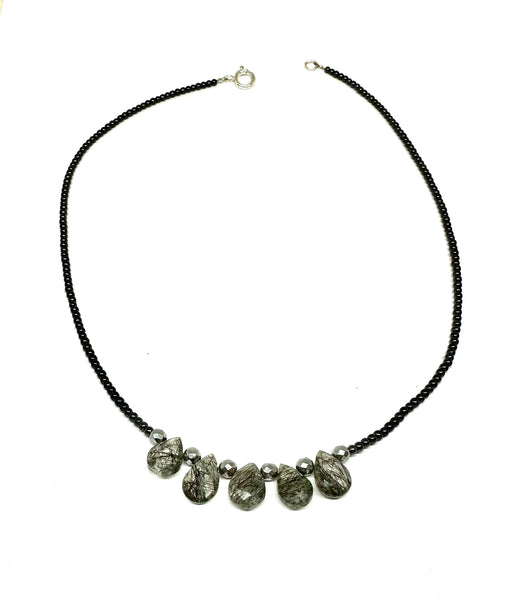Rutile & Hematite Necklace