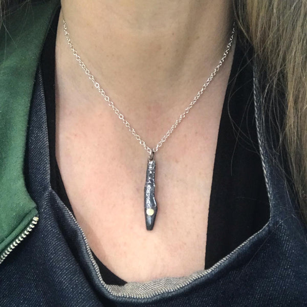 Long Nugget Pendant