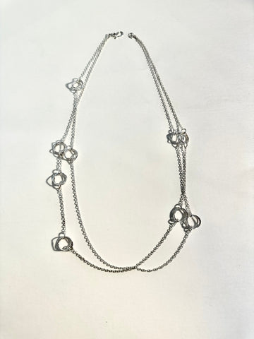 Nest Necklace double chain