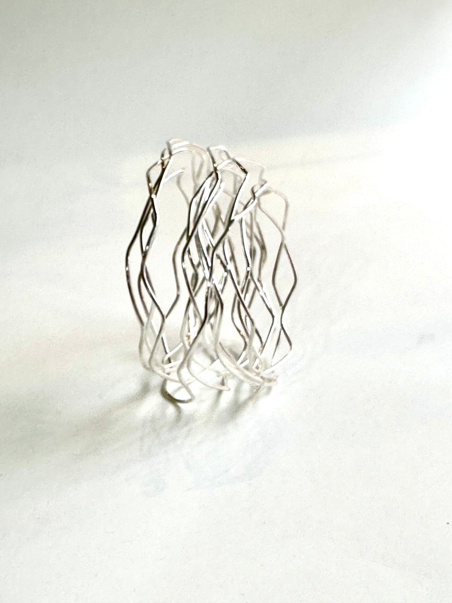 Silver Nest Bangle