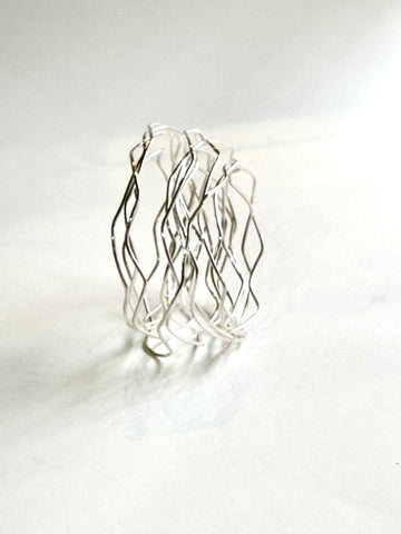 Silver Nest Bangle