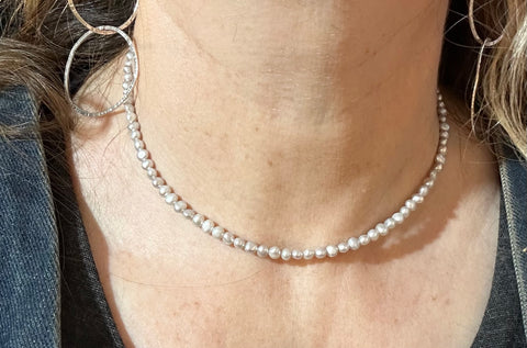 Grey Freshwater Pearl Necklace