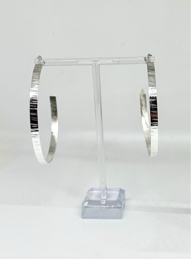 Hera Silver Hoops