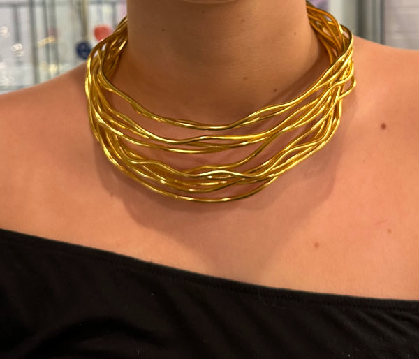 Gold Nest Choker