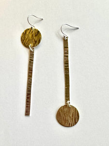 Upside down earrings