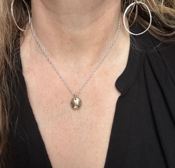 Gold Nugget Pendant
