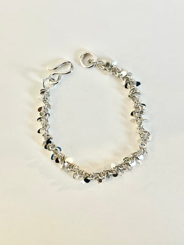 Silver Hera Disc Bracelet