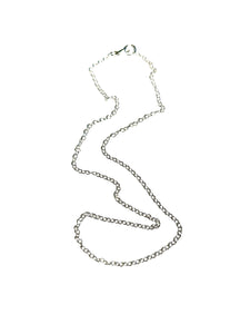 Silver Trace Chain & Handmade Catch