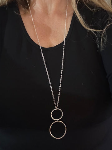 Silver Loopy Necklace