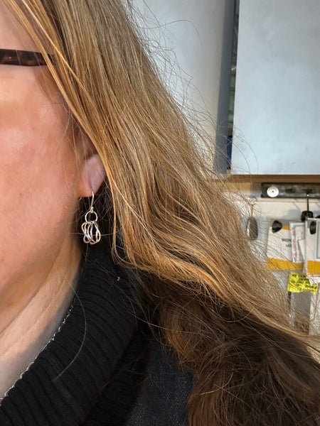 Mini Nest Drop Earrings