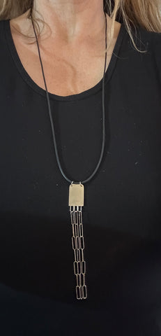 Silver Fringe Pendant