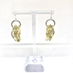 Brass Nest Loopy Earrings