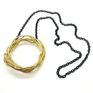 Gold Nest Necklace