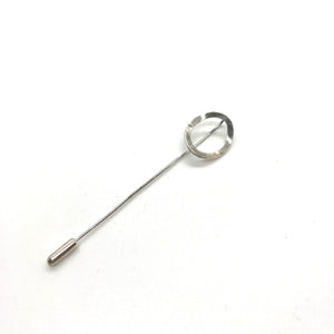 Silver Loopy Brooch Pin