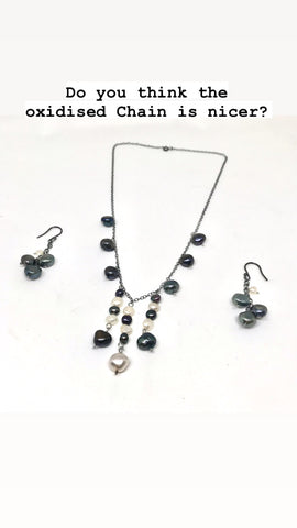 Pearl drop necklace