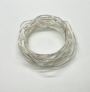 Silver Nest Bangle