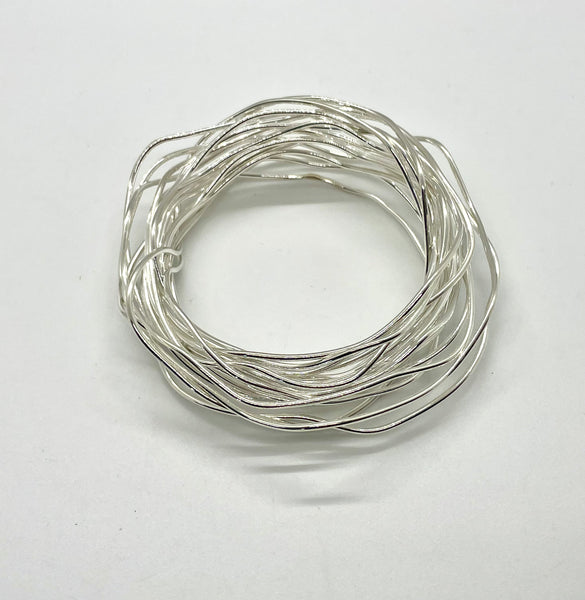 Silver Nest Bangle